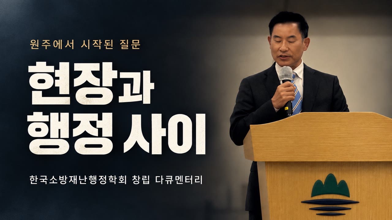 다큐멘터리 「현장과 행정 사이」 첫 화면